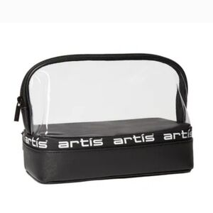 Artis Black and Transparent Makeup  Travel Pouch